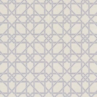 SAMPLE - Schumacher x Mary Mcdonald Le Maroc Epingle Fabric In Dove For Sale