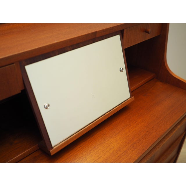 Vintage Danish Teak Secretary, 1970s For Sale - Image 9 of 17