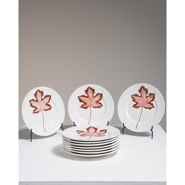 Mid 20th Century Italy White Porcelain Plate For Sale In Greensboro - Image 6 of 15