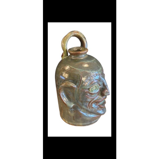 Southern Face Jug Folk Art by Savannah Craven For Sale - Image 4 of 12