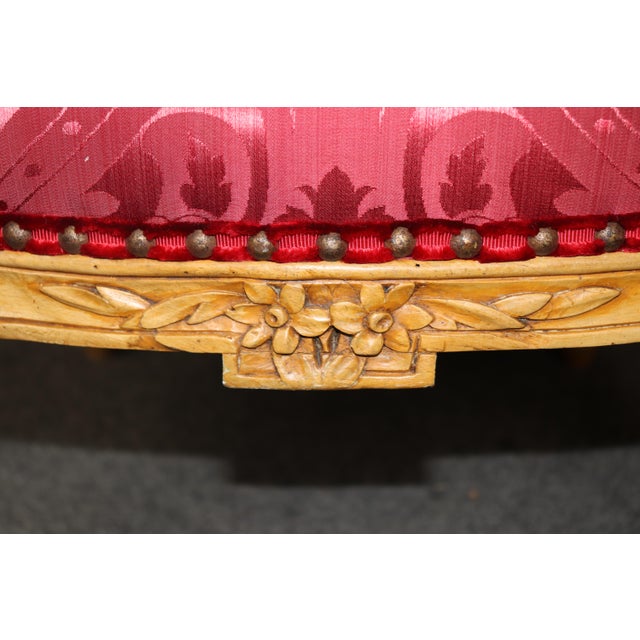 Wood Fine Pair of French Louis XVI Bergere Chairs in Natural Walnut For Sale - Image 7 of 8