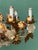 1960s Hollywood Regency Gilt Metal and Glass Roses Chandelier, Italy For Sale - Image 4 of 18