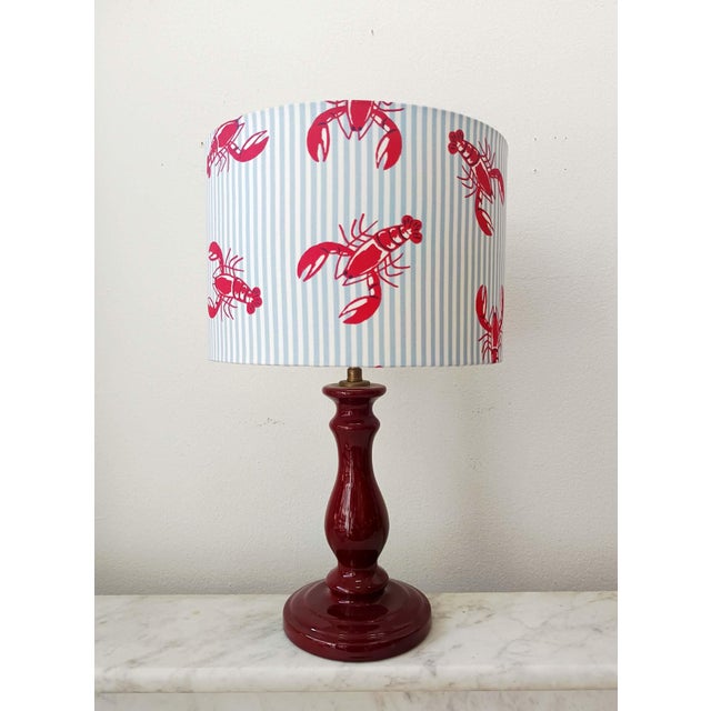 Vintage Lobster Ceramic Lamp Shade, 1970s For Sale - Image 10 of 10