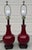 Pair of Vintage Chinese Oxblood Red Glazed Ceramic Table Lamps – 33.5" For Sale - Image 10 of 18