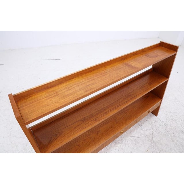 Wood Mid-Century Danish Teak Bookcase, 1960s For Sale - Image 7 of 15