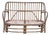 Sweet Vintage Rattan Loveseat For Sale