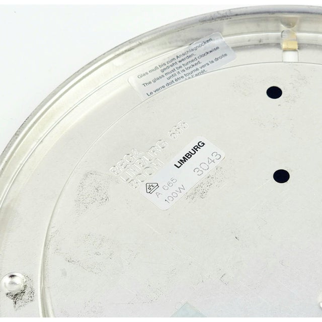 1970s Mid-Century Modern Amber Bubble Glass Wall Lights by Helena Tynell for Limburg - a Pair For Sale - Image 11 of 11