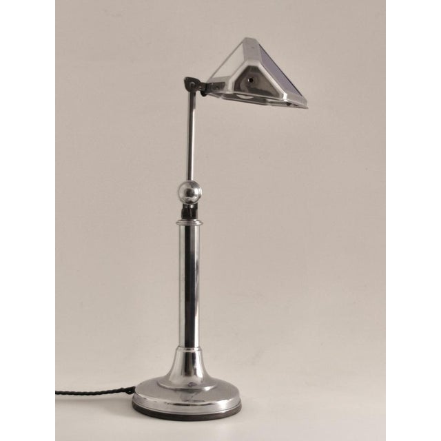 Metal Large French Table Lamp from Pirouett, 1920s For Sale - Image 7 of 14