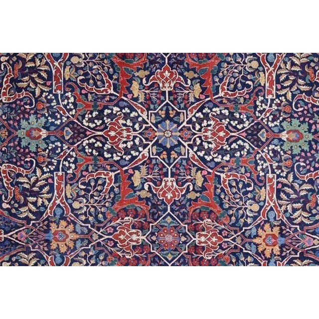 1920s 1920s Persian Kashan Palace Rug For Sale - Image 5 of 10