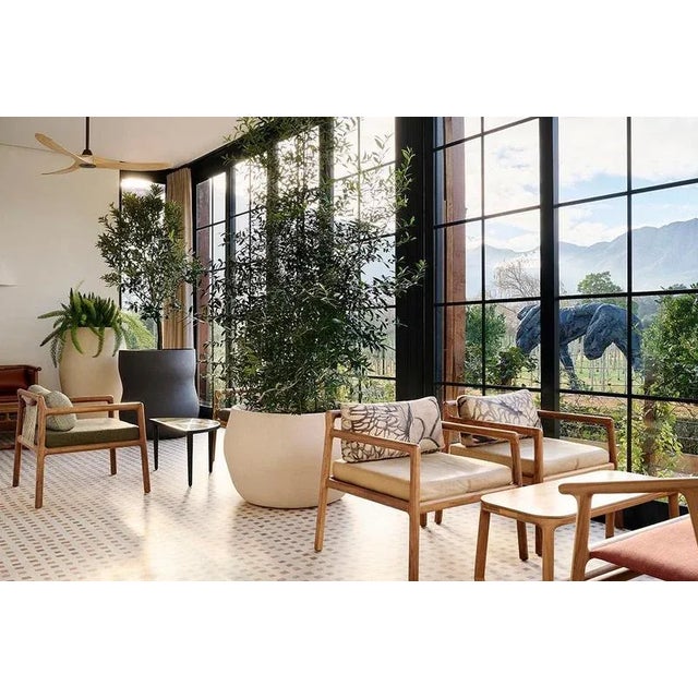 Brown Pebble Small Brown Planter by Indigenus For Sale - Image 8 of 13