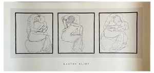 After Gustav Klimt, Couple of Lovers, Silk-Screen
