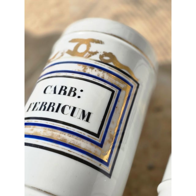 Late 19th Century Pair of Antique Apothecary Jars For Sale - Image 5 of 13