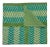Chevron Hand Stitched Quilt, Twin-XL - Green For Sale