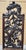 Rustic Pair of High Back 49" Side Chairs in Black Walnut Heavily Carved Black Forest Rococo Renaissance Revival For Sale - Image 3 of 17