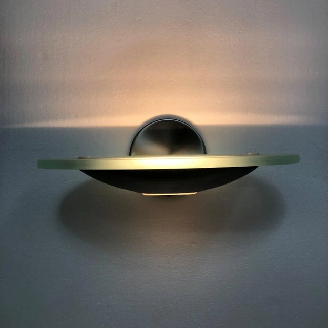 Lightolier 1970s Lightolier Polished Chrome Wall Sconce For Sale - Image 4 of 8