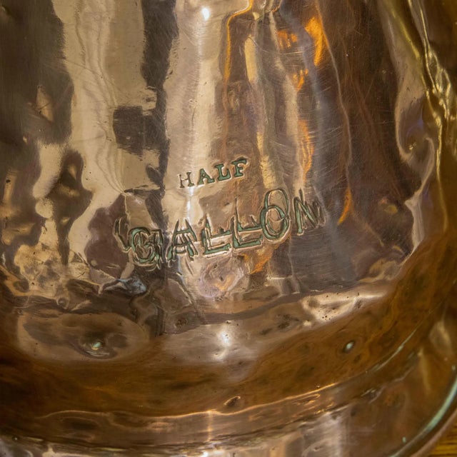 Victorian Copper Ale Flagon For Sale - Image 6 of 10