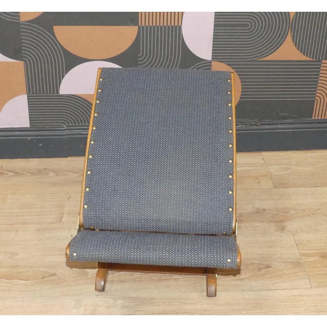 1960s Foldable Rocking Ottoman from Mayer For Sale - Image 5 of 8