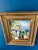 1970s Mid- Century Framed Vintage Mediterranean Coastal Village Oil Painting For Sale - Image 5 of 18
