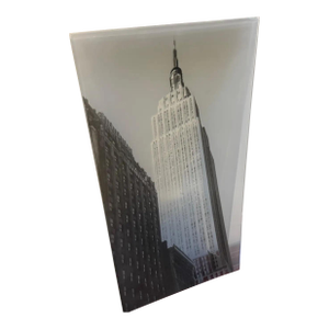A Rare 1990s Pop Art Glass Tray New York Designed by Andy Warhol for Rosenthal