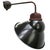 Paint Vintage Industrial French Black Enamel Sconce For Sale - Image 7 of 7