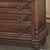 19th Century French Henry II Neoclassical Walnut Commode With Rouge Marble For Sale - Image 10 of 18