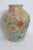 1970s RRP Co Roseville Lucia Vase Tall Ceramic Raised Floral Motif Cream Color 4527b For Sale - Image 5 of 14
