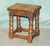 Wonderfully characterful late 17th / early 18th century English oak joint stool, circa 1680–1720, of traditional pegged...