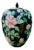 Mid Century Floral Porcelain Temple Jar For Sale