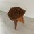Early 20th Century Carved Indian Folding Floral Tabouret Drinks Table With Floral Medallion For Sale - Image 12 of 12