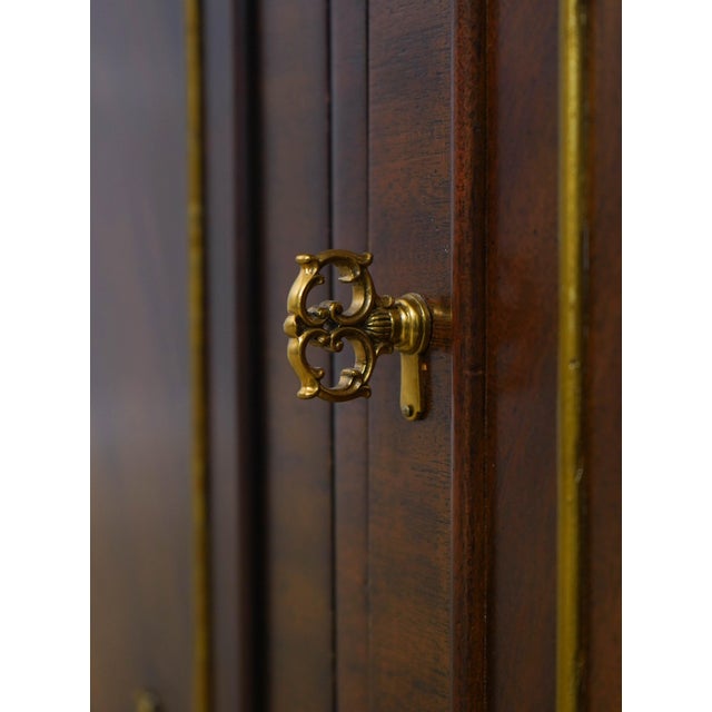 Maitland Smith Mahogany Empire Style Sideboard For Sale - Image 9 of 18