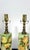 Yellow 1939 Loevsky & Loevsky Hand-Painted Floral Cylinder Lamps - a Pair For Sale - Image 8 of 12