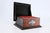 Wooden Velvety Pink Jewelry Box with Silver Applications and the Words Jewel For Sale - Image 4 of 10
