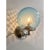 2020s Sculptural Light-Blue “Ballotton” Murano Glass Wall Sconces — Lot of 4 For Sale - Image 5 of 7