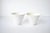 Ceramic Art Pottery Hand-Thrown White Porcelain Bowls - Set of 5 For Sale - Image 7 of 11