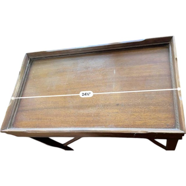 Antique Rectangular Georgian Style Mahogany Occasional Table For Sale - Image 10 of 12
