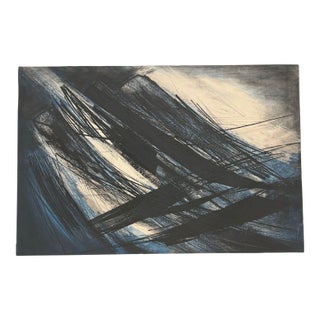 Terry Haass 'interspatial' Abstract Expressionist Aquatint Etching- Atelier 17 For Sale