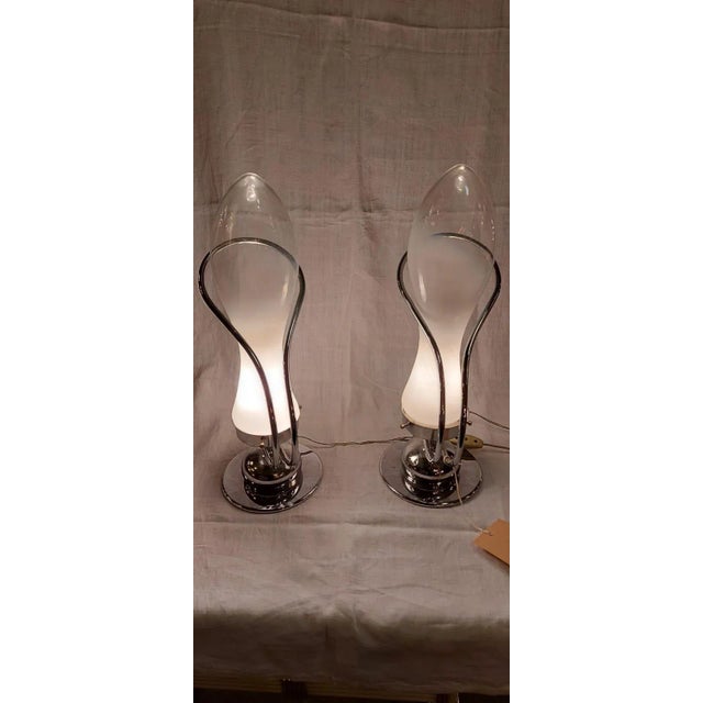 Vintage Table Lamps from Mazzega, Set of 2 For Sale - Image 6 of 6