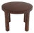 Mid-Century Modern Faux Bamboo Round Side Occasional Table For Sale