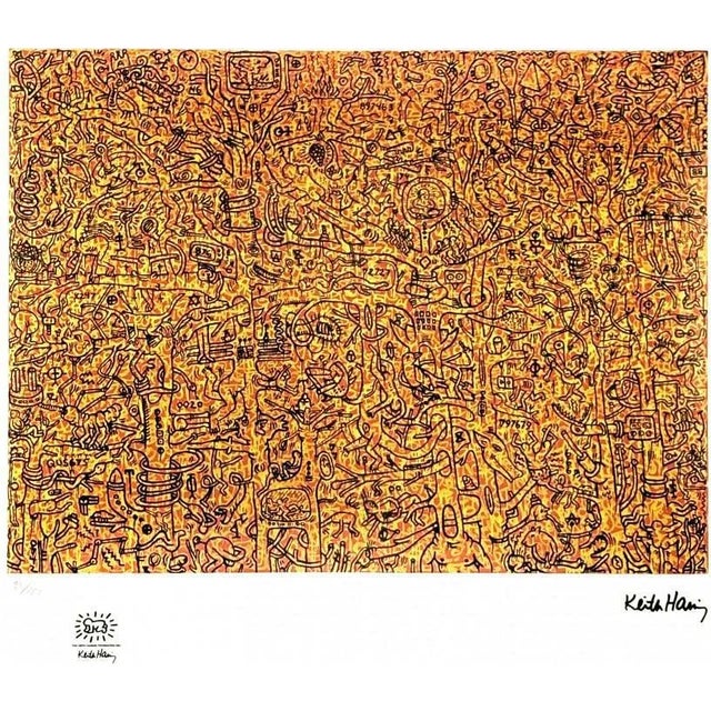 Contemporary Keith Haring, The Last Rainforest, Lithograph For Sale - Image 3 of 3