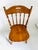1970's Vintage Ethan Allen Heirloom Nutmeg Maple Colonial Spindle Back Dining H:34”. W:19” D:19”. Seat 17.5”. Arm 0. IW:...