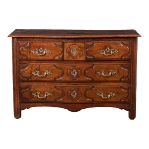 Louis XV Walnut Commode, 18th Century