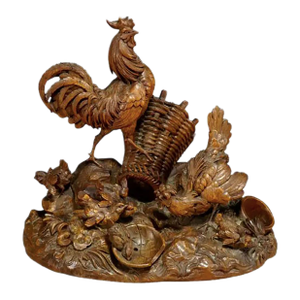 Black Forest Rooster Chicken Carving