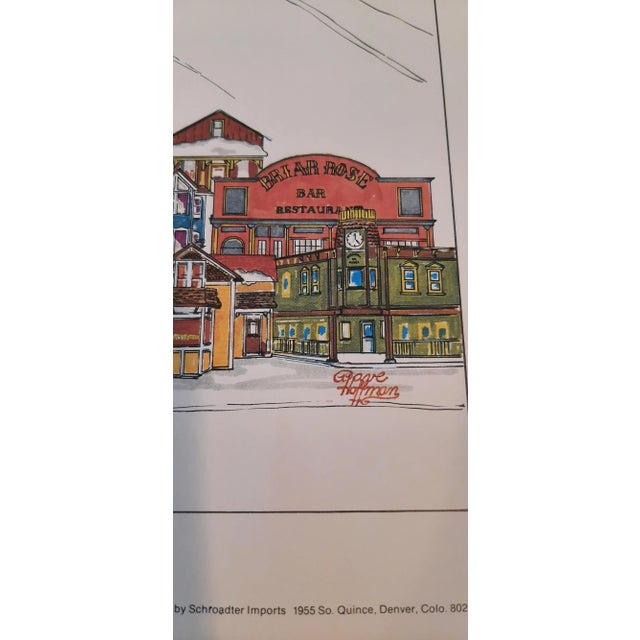 Vintage Retro Poster Breckenridge Ski Colorado Resort Print For Sale - Image 9 of 10
