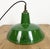 Industrial Green Enamel Factory Pendant Lamp from Revo, 1950s For Sale - Image 11 of 17