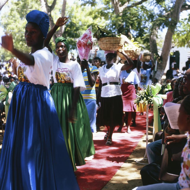 José Nicolas, Mass in Grand Boulage, Haiti, 2014, Fine Art Print For Sale