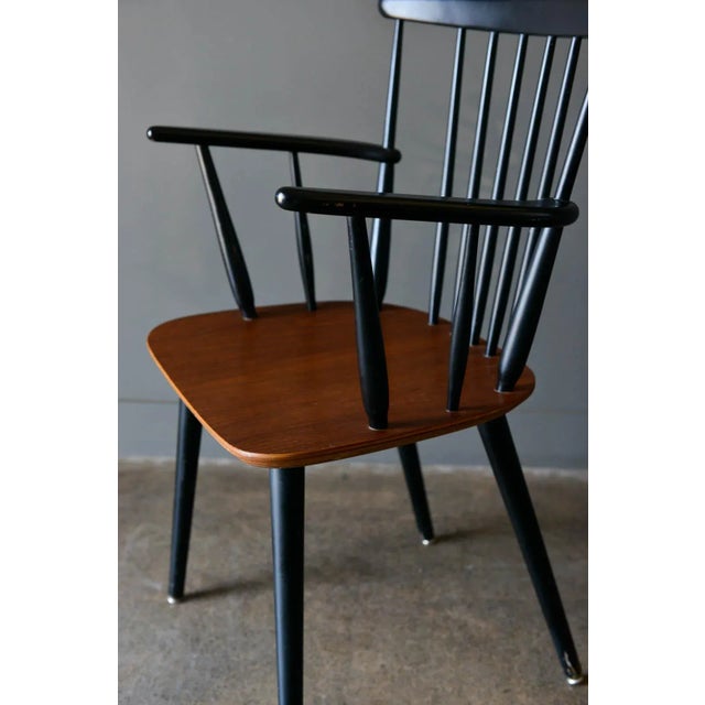 1960s Danish Spindle Back Arm Chair by Thomas Harlev for Farstrup, 1960 For Sale - Image 5 of 12
