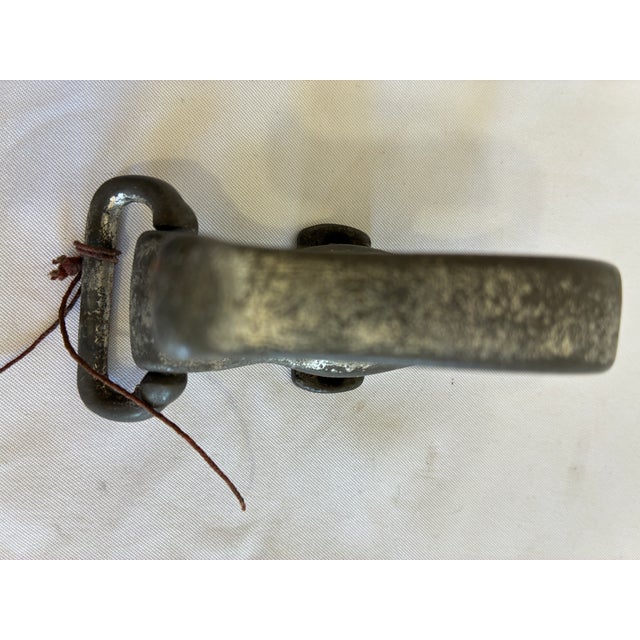 Metal Vintage Metal Swivel Hook Industrial Farm Decor For Sale - Image 7 of 8