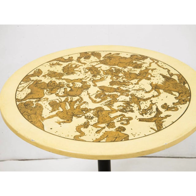 Side Table by Piero Fornasetti, 1950s, in Flawless conditions. Designed 1950 to 1959 This piece has an attribution mark, I...