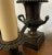 Antique 19th Century English Regency Bronze Urn Vase Colza Oil Argand Lamp Circa 1815 Electrified For Sale - Image 10 of 13