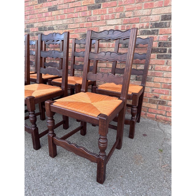 French French Chairs Set of 8 For Sale - Image 3 of 13